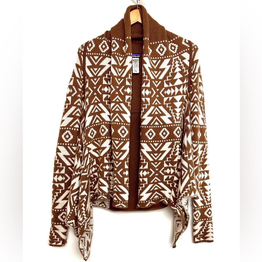 Patagonia Pine Mountain Aztec Open-Front Cardigan